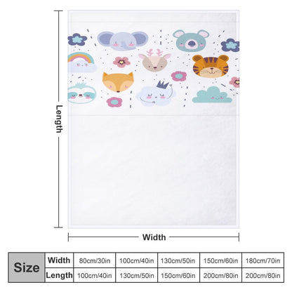 280gsm Flannel Blanket-50"x60" (Dual-sided Printing)