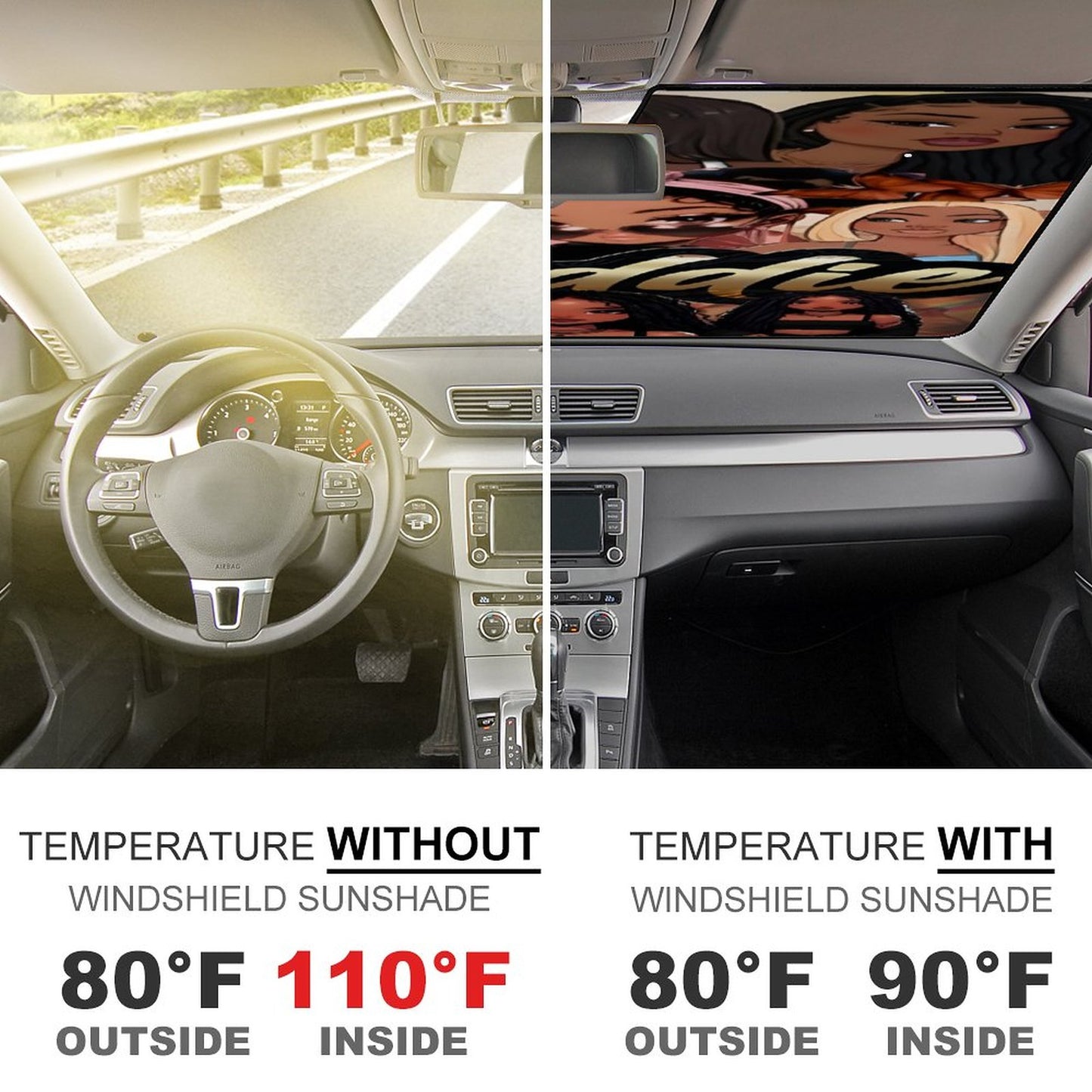 Car Cool with Sun Shades