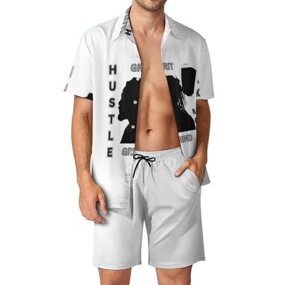 Hawaiian Print Suits for Men (All-Over Printing)