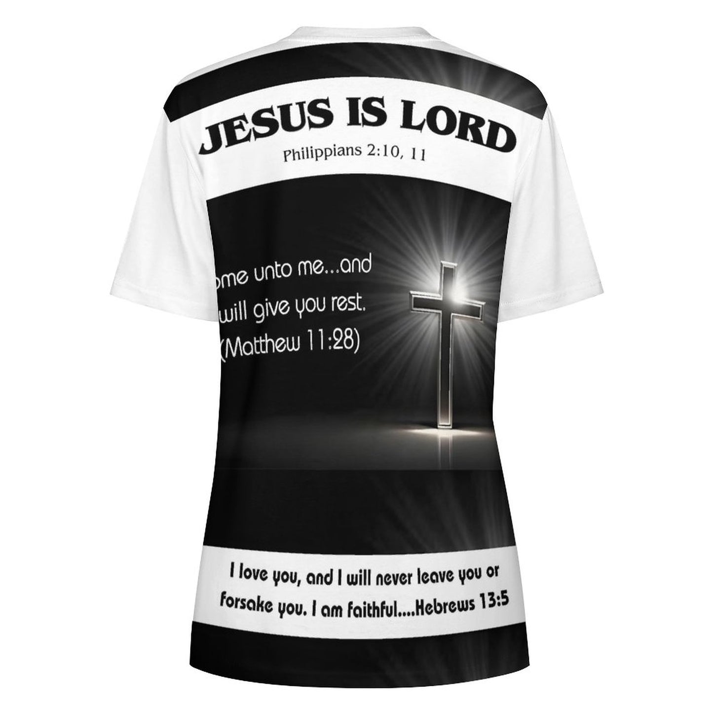DTG 190gsm Cotton Summer Short Sleeve T-Shirts for Women(All-Over Printing)