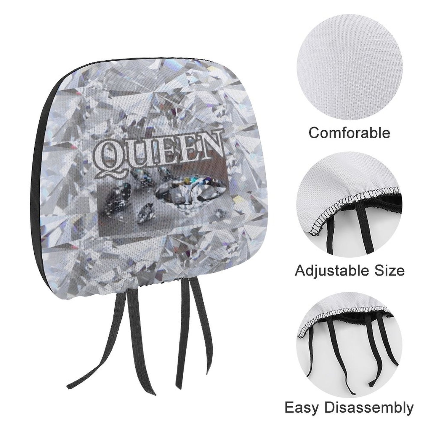 Custom Car Headrest Covers