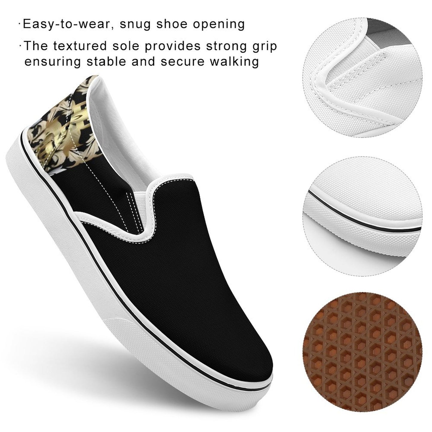 Unisex Slip On Shoes(All-Over Printing)