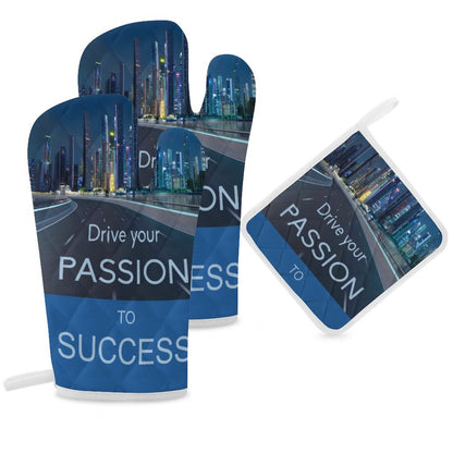 Oven Mitt & Pad Set of 3