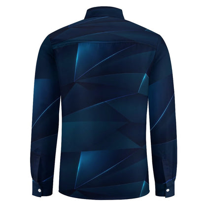 Men's Long Sleeve Shirt with Pocket LS (All-Over Printing)