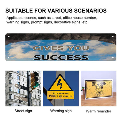 Slim Metal Tin Sign