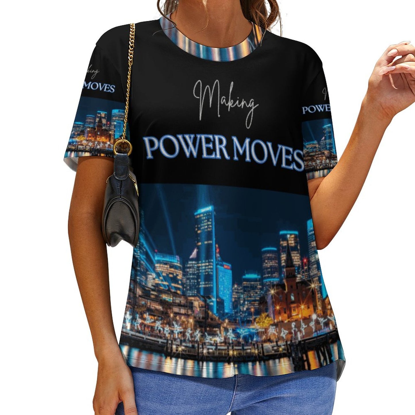 MAKING POWER MOVES T-Shirt-SMALL-6XL