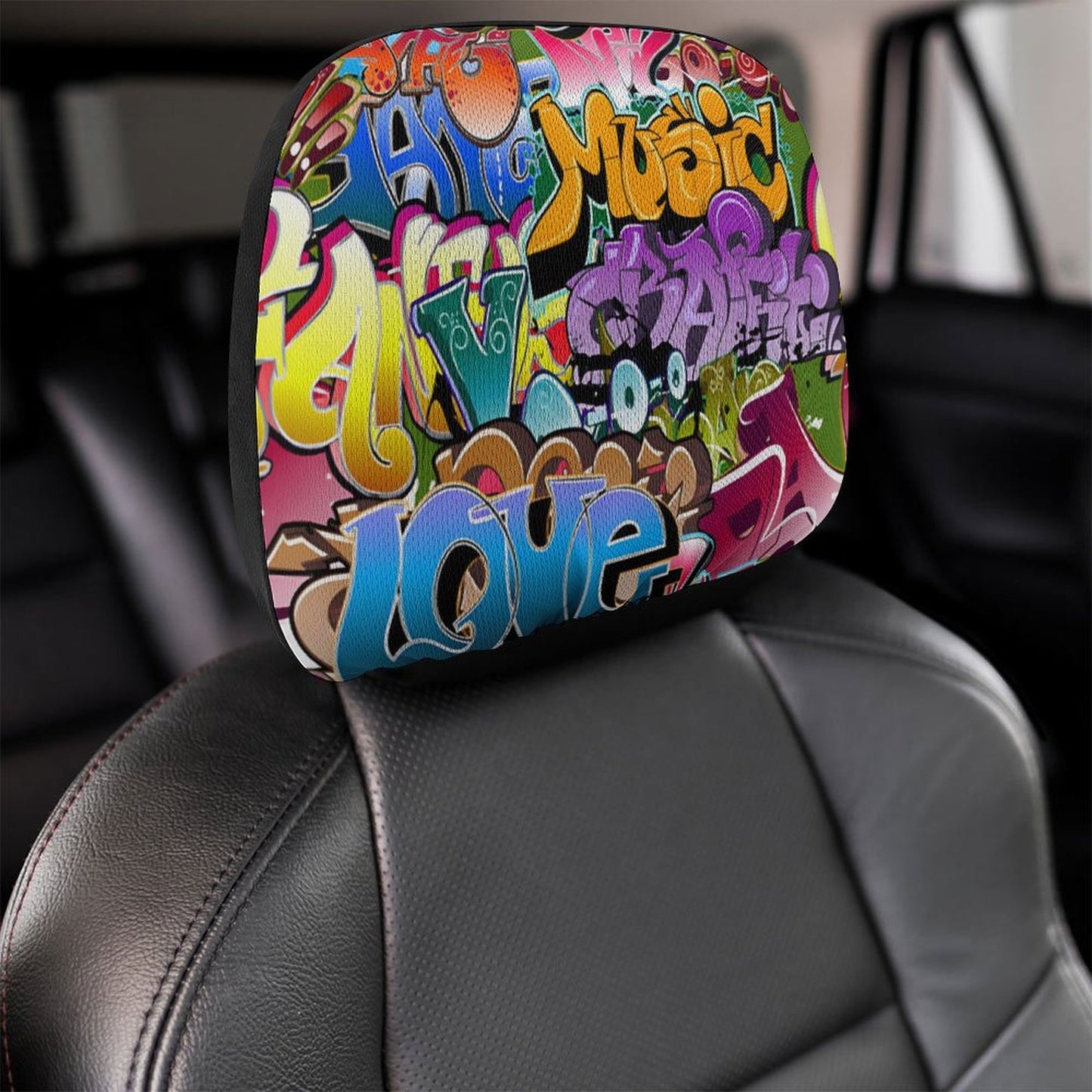 Custom Car Headrest Covers
