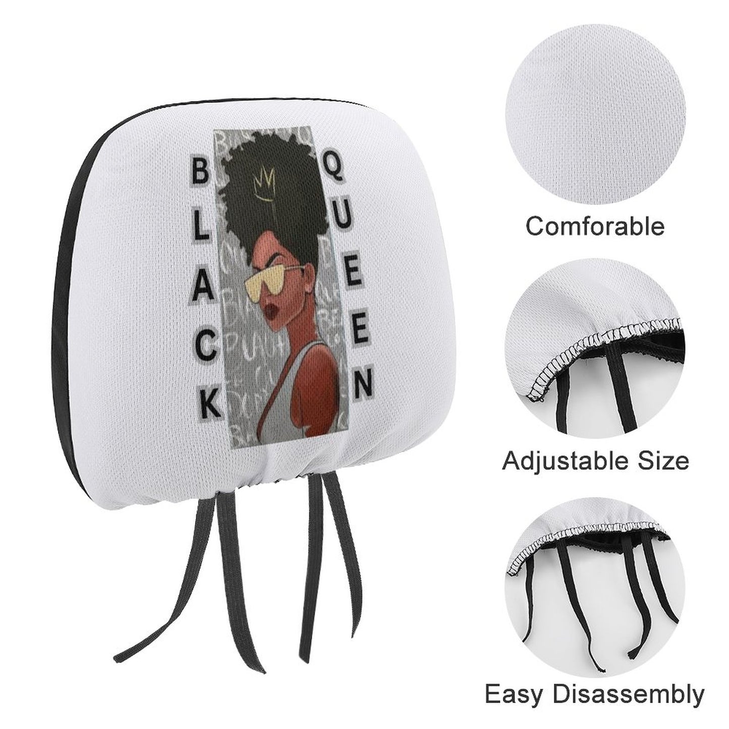 Custom Car Headrest Covers