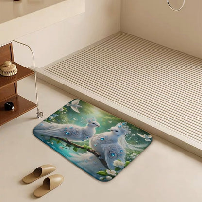 Coral Velvet Rug-15.7"x23.6"/ 40x60cm
