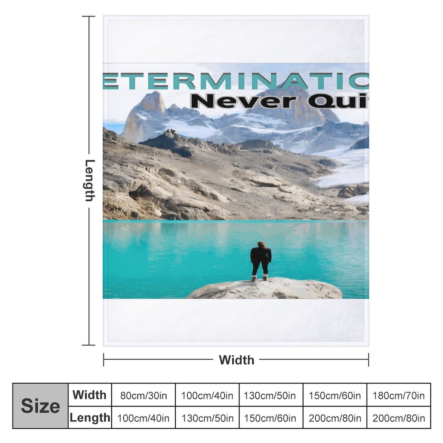 280gsm Flannel Blanket-40"x50" (Dual-sided Printing)