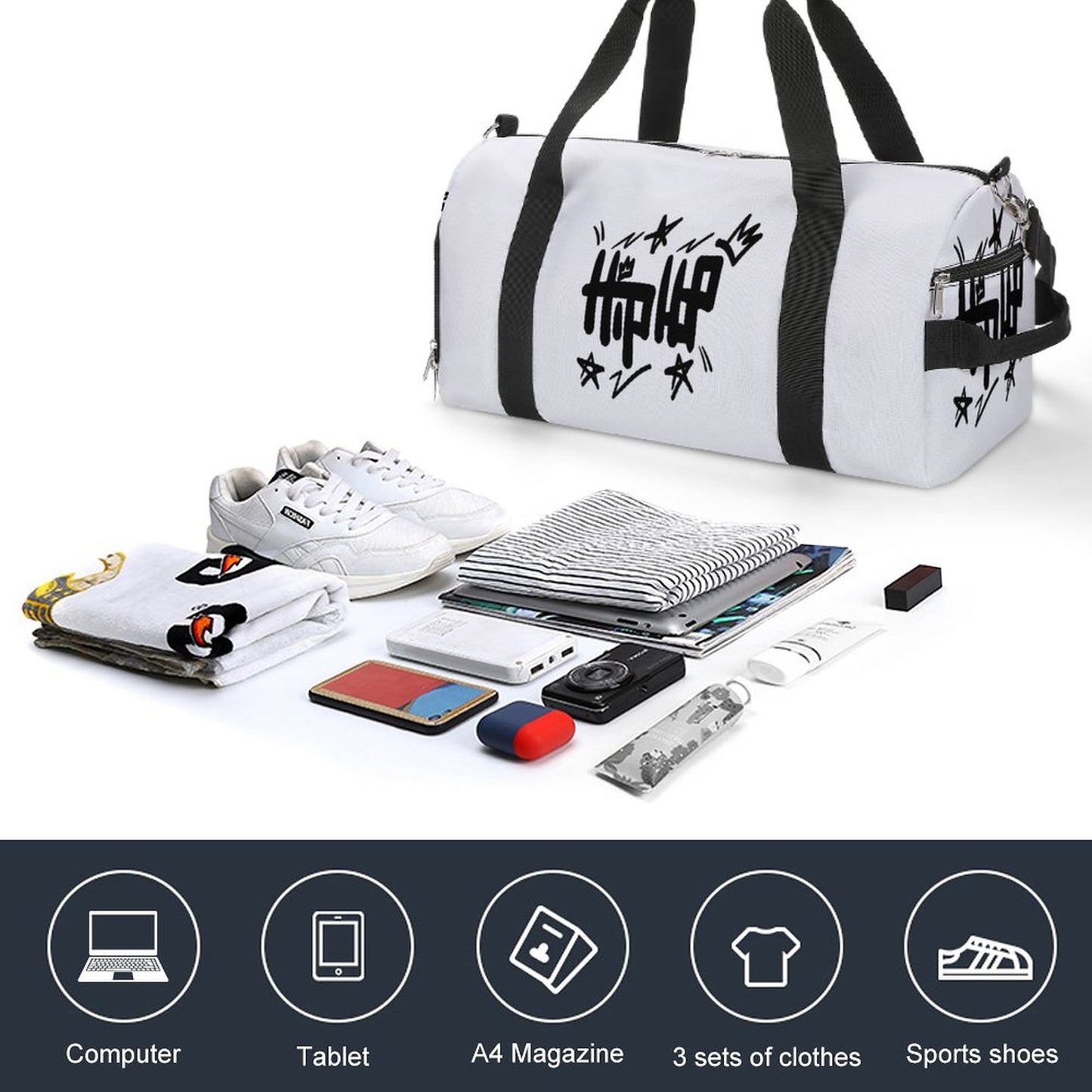 Gym bag A017 Large Capacity Sports Duffel