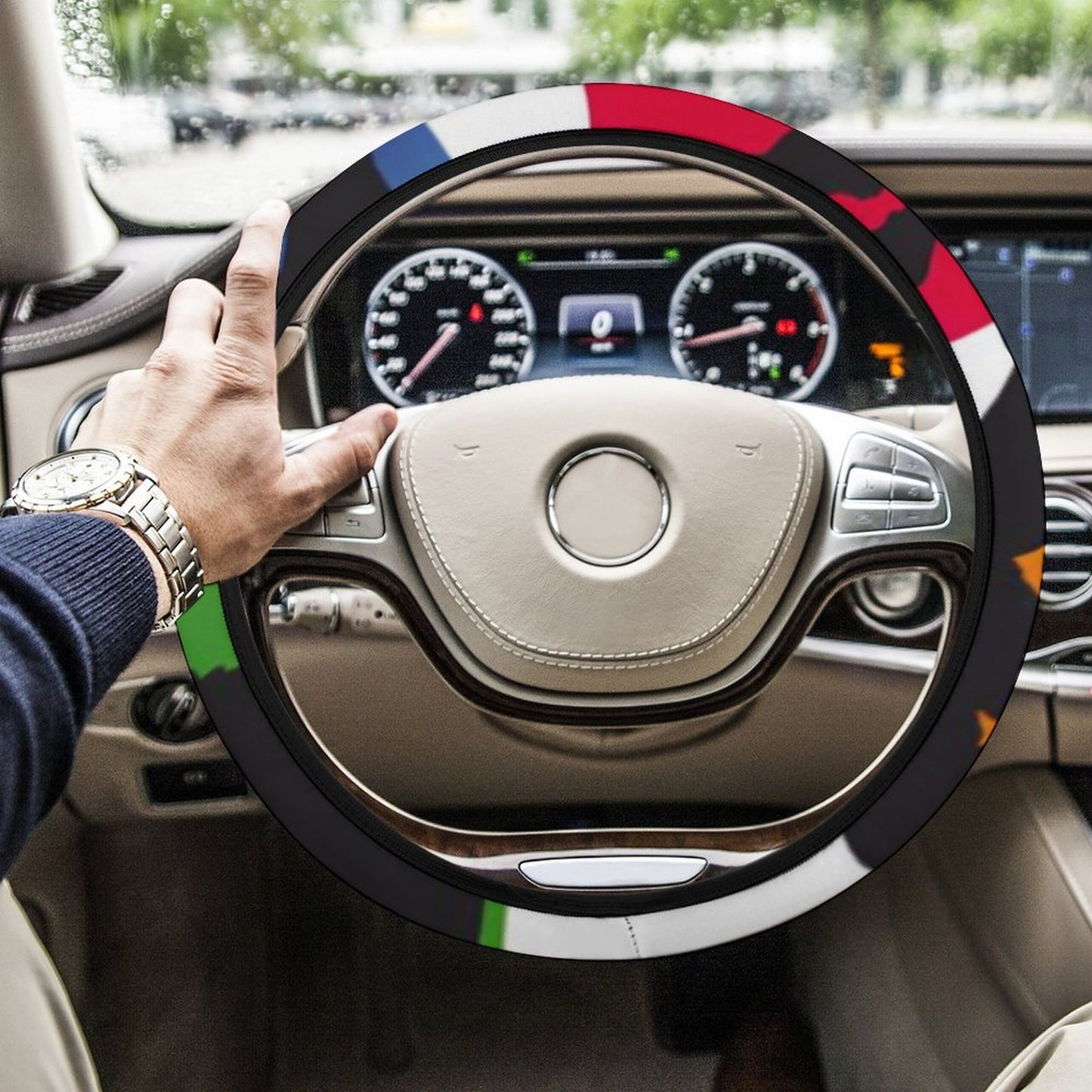 Car Steering Wheel Cover