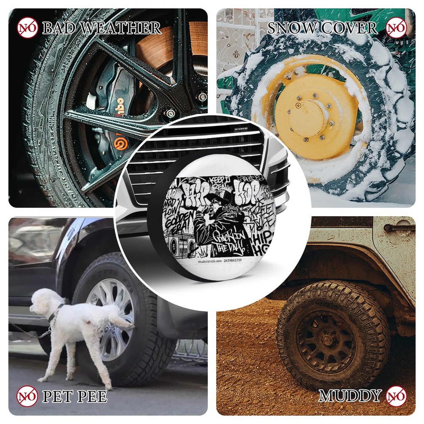 Oxford Cloth Tire Cover