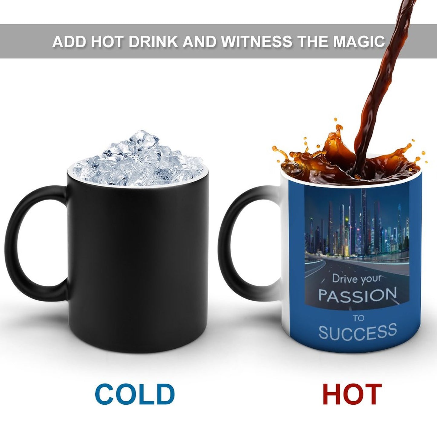 Color Change Mug (Dual-sided & Different Images)
