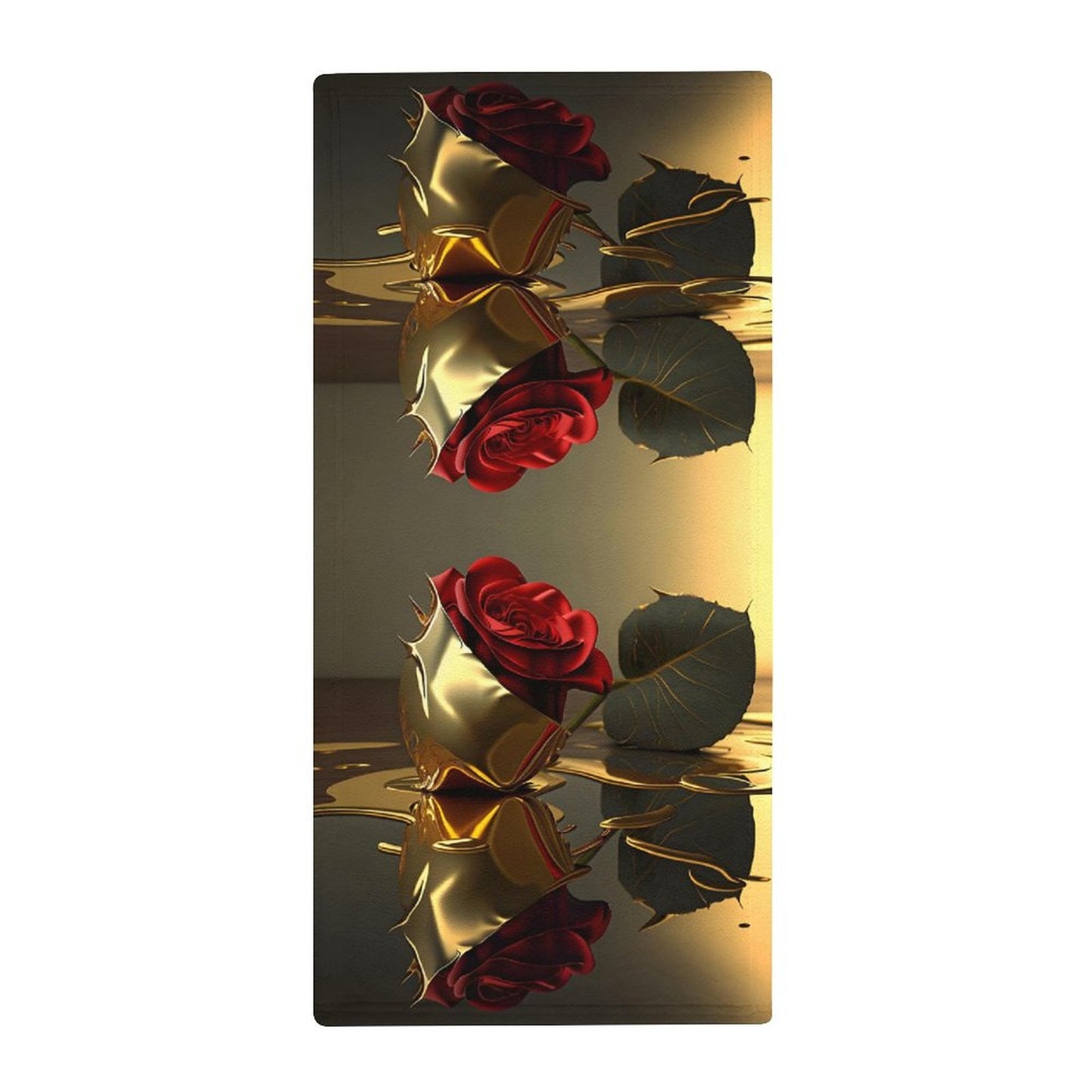 ROSE IN GOLD Coral Velvet Towel