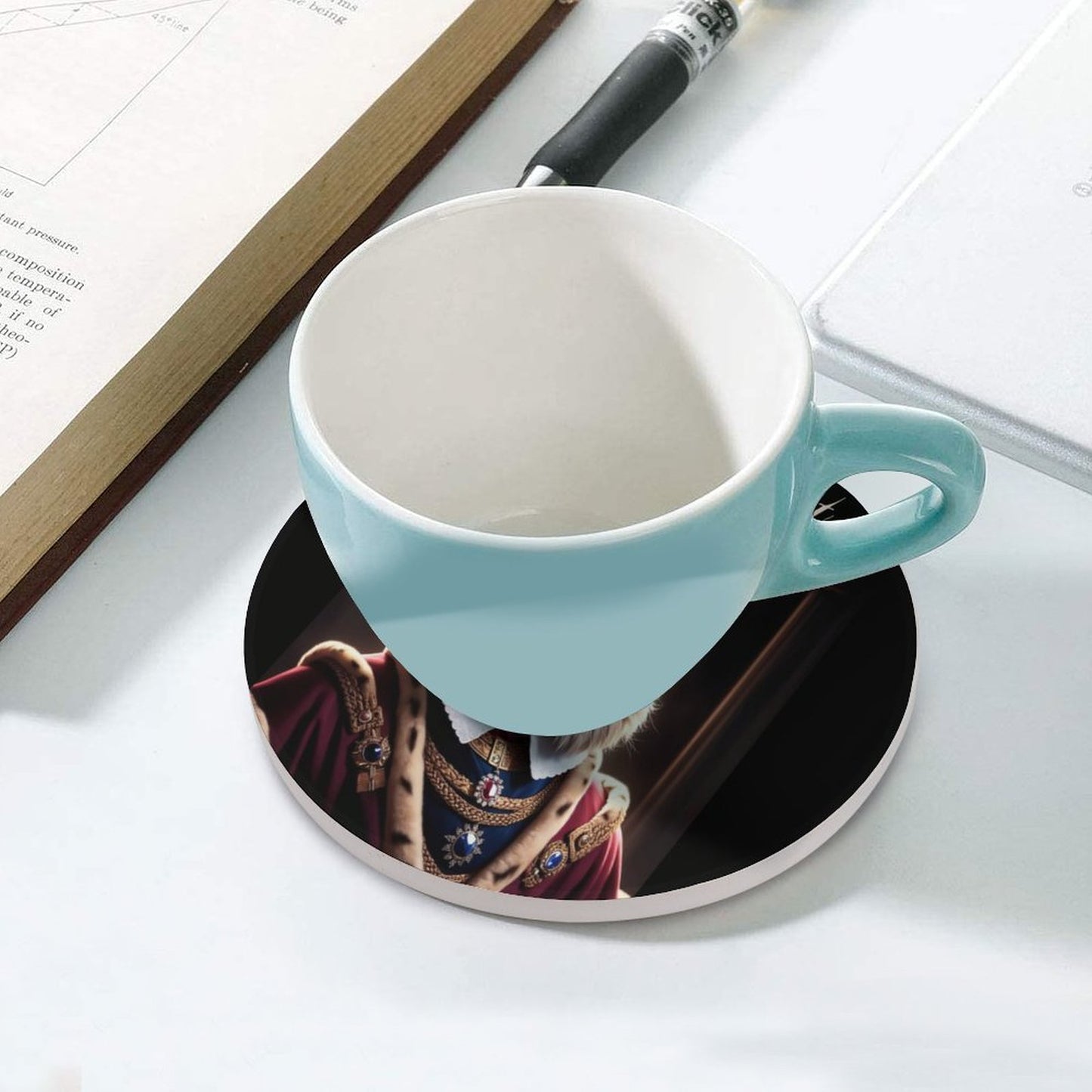 Round Ceramic Coaster