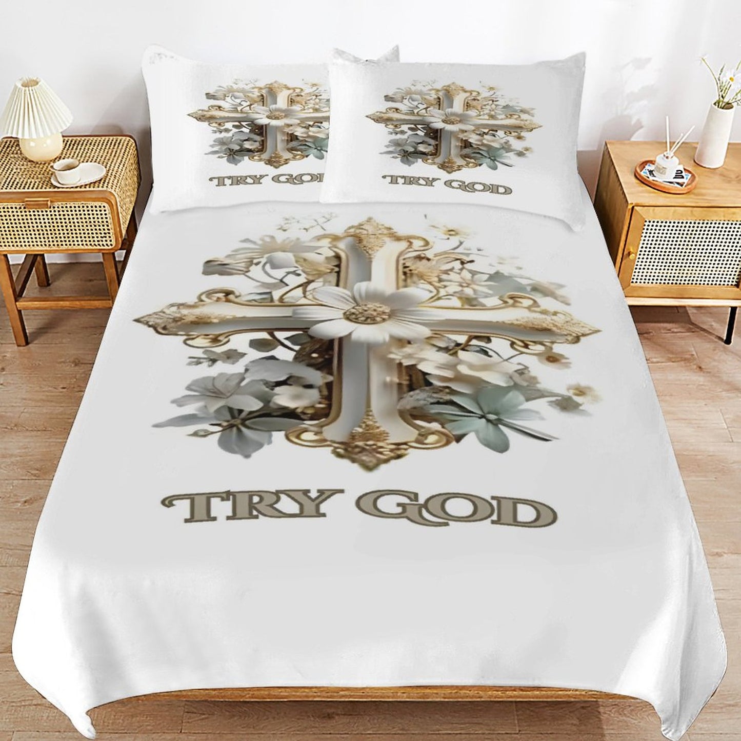 TWIN 3-Piece Bedding Set-86"×70"/ 218×177cm