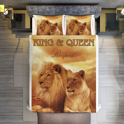 3-Piece Bedding Set-86"×70"/ 218×177cm (Dual-sidede Printing)