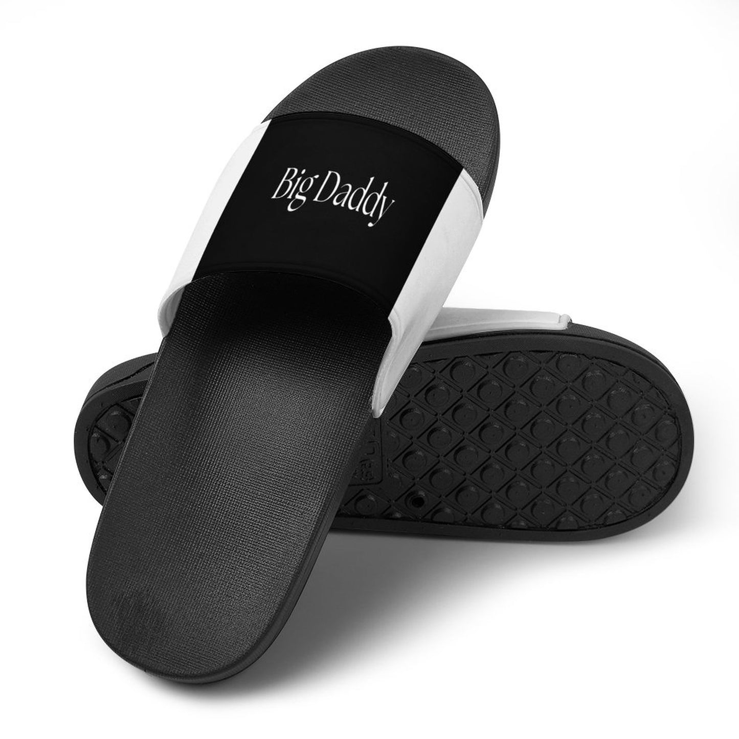 Unisex PVC Slippers-BIG DADDY (WHITE SOLES/BLACK SOLES)