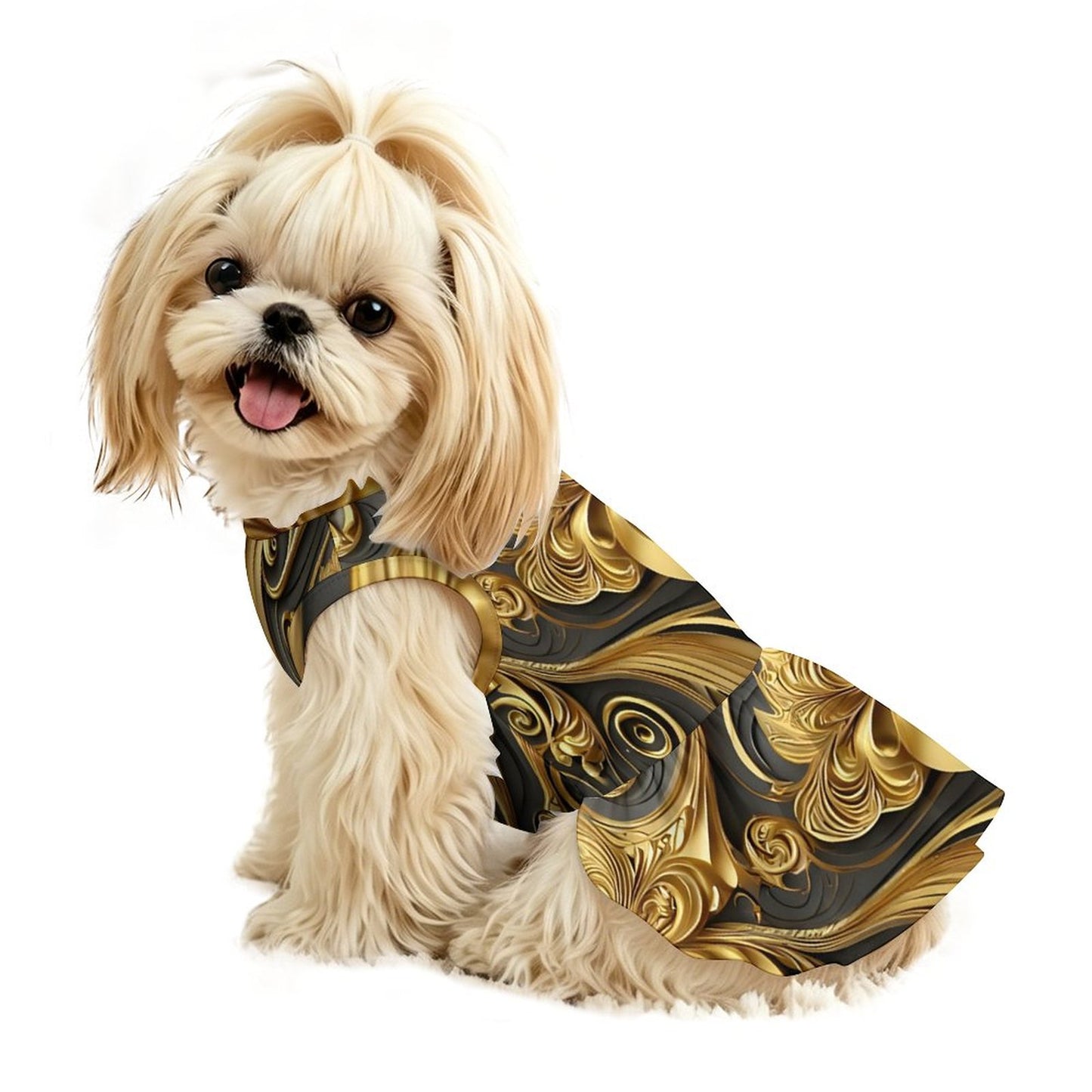 Pet Ruffle Dress-2XS-L