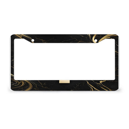License Plate Frames with 2 Round Holes (1 Pair)