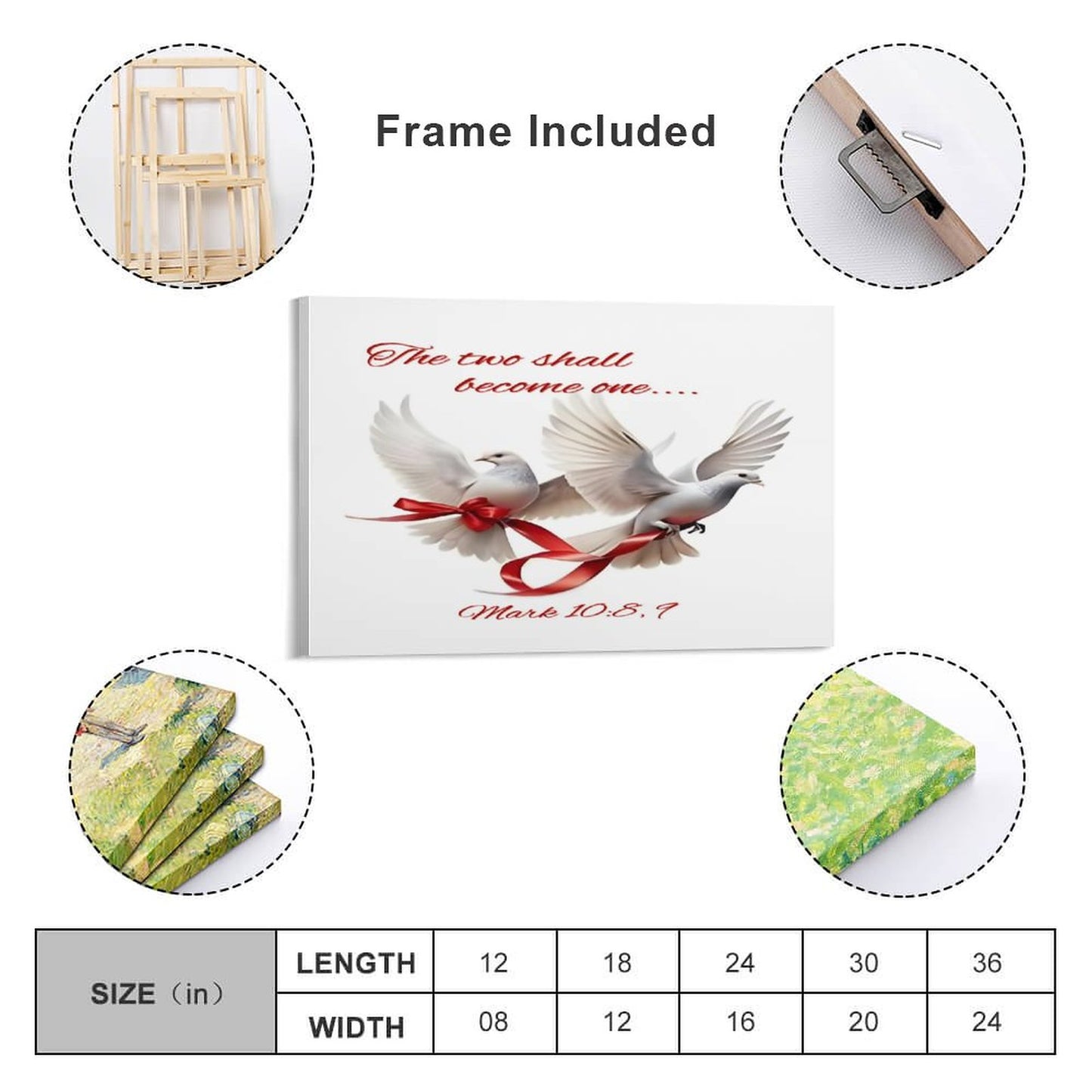 Hanging Poster (Horizontal 3:2)-12x18 inch/ 8x12 inch
