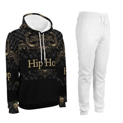 250gsm Imitation Cotton Hoodie & Joggers Set 4T03 (All-Over Printing)