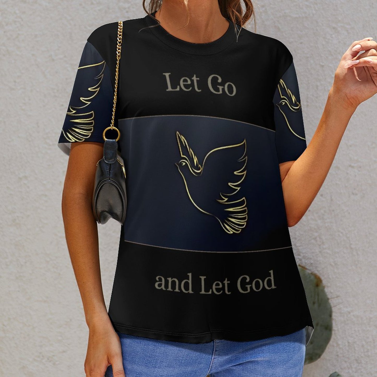 180gsm Custom Women Top T-Shirts(All-Over Printing)
