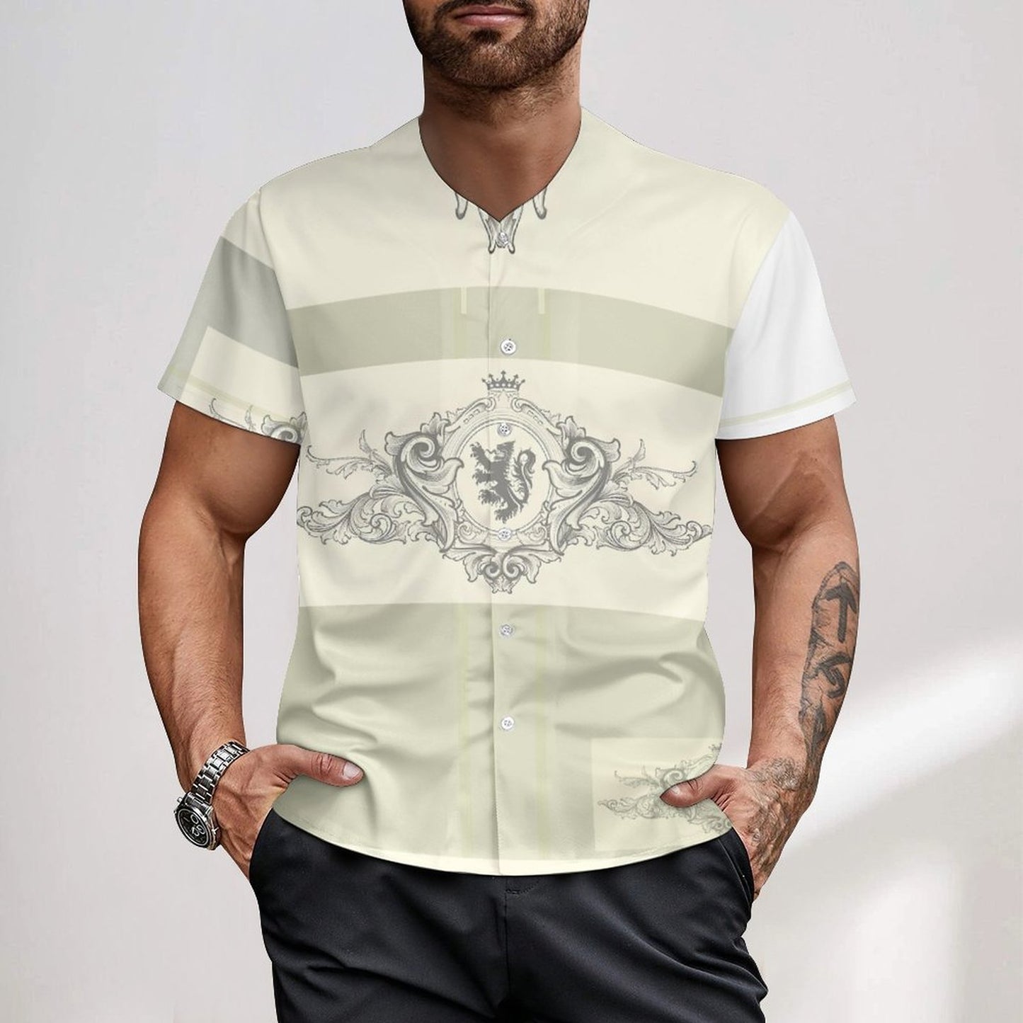 Short Sleeve Men's Baseball Batting Jacket J50T