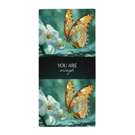Coral Velvet Towel-YOU ARE ENOUGH