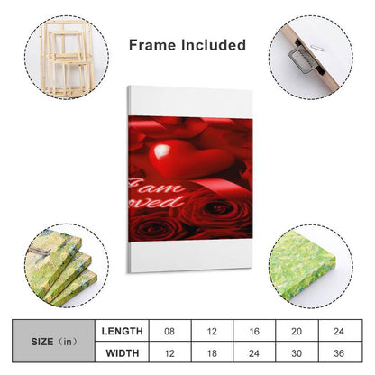 Framed Wooden Poster Hanging (Vertical 2:3)-8x12 inch