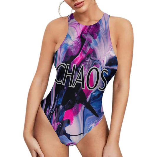 CHAOS Sleeveless Bodysuit-SMALL-2XL