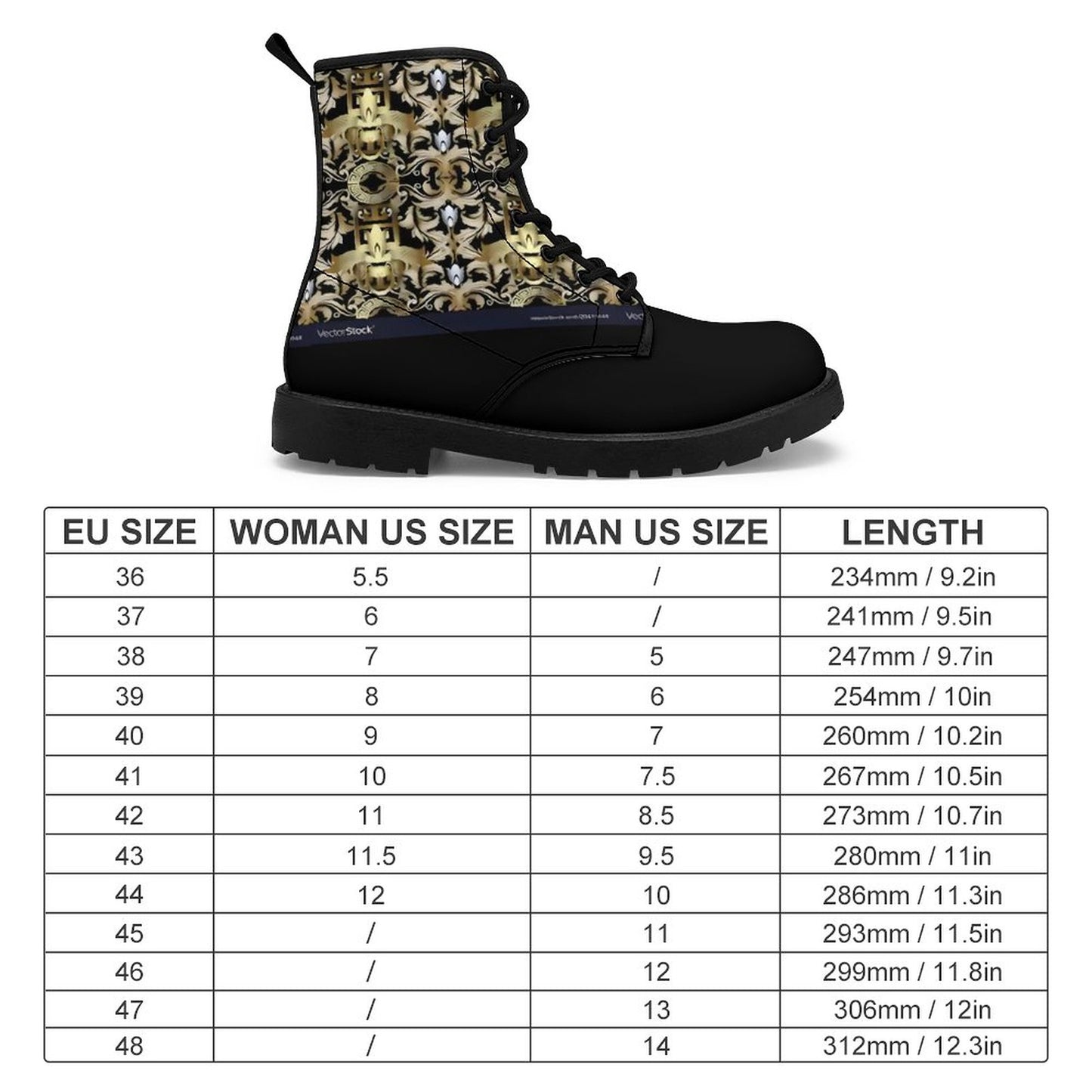 Unisex Martin Boots(All-Over Printing)