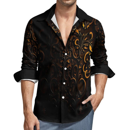 Men's Long Sleeve Shirt with Pocket LS (All-Over Printing)