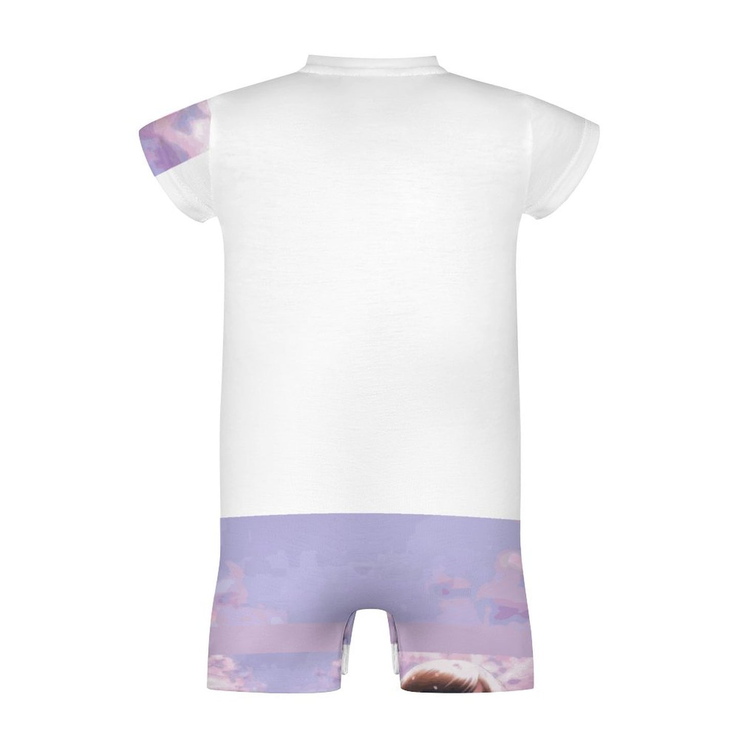 Short Sleeve Baby Bodysuit Romper PLR (All-Over Printing)