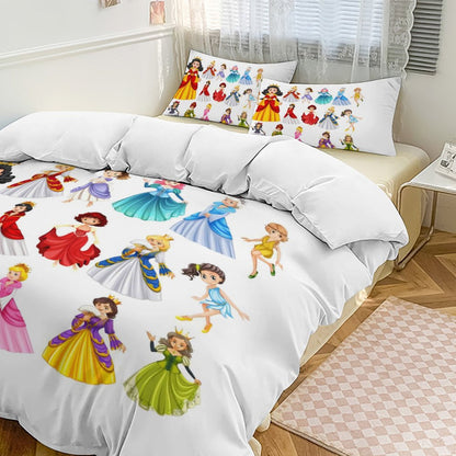 3-Piece Bedding Set-86"×70"/ 218×177cm (Dual-sidede Printing)
