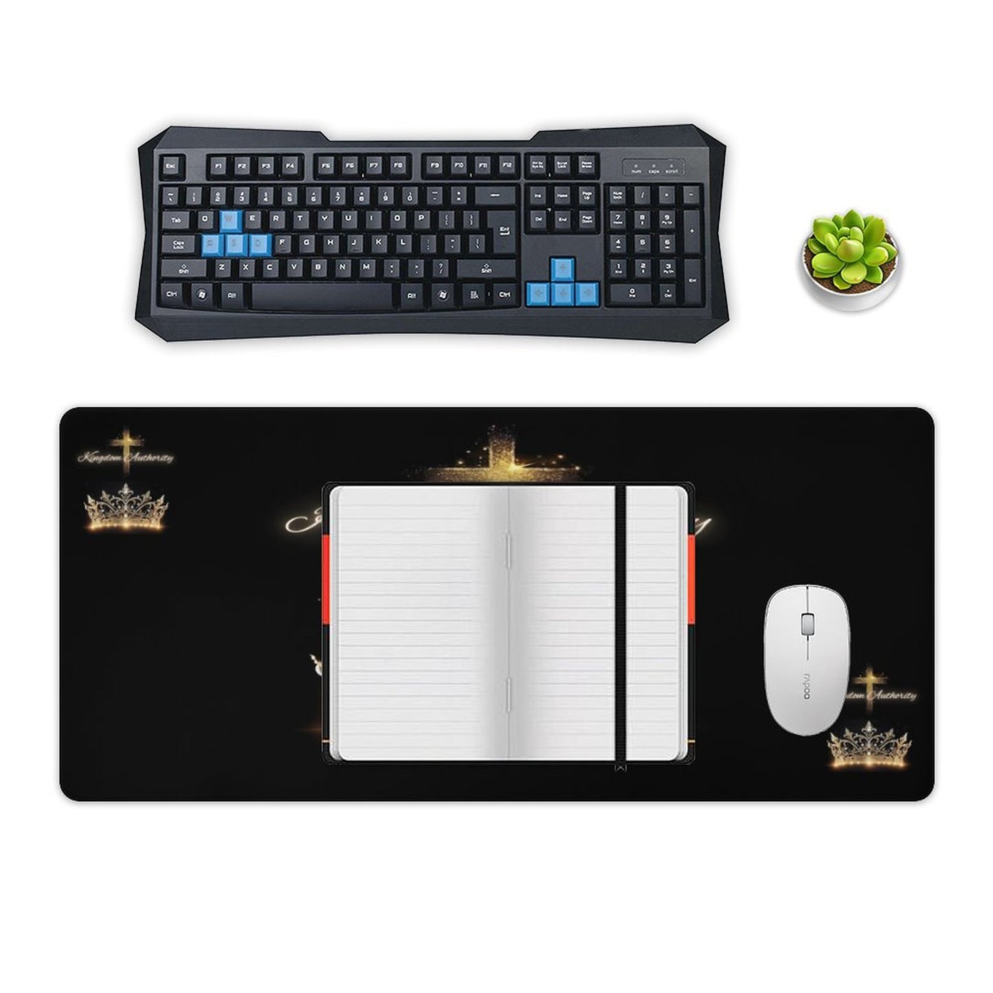 Large Desk Pad Protector with Stitched Edges-16x36 in/40x90cm