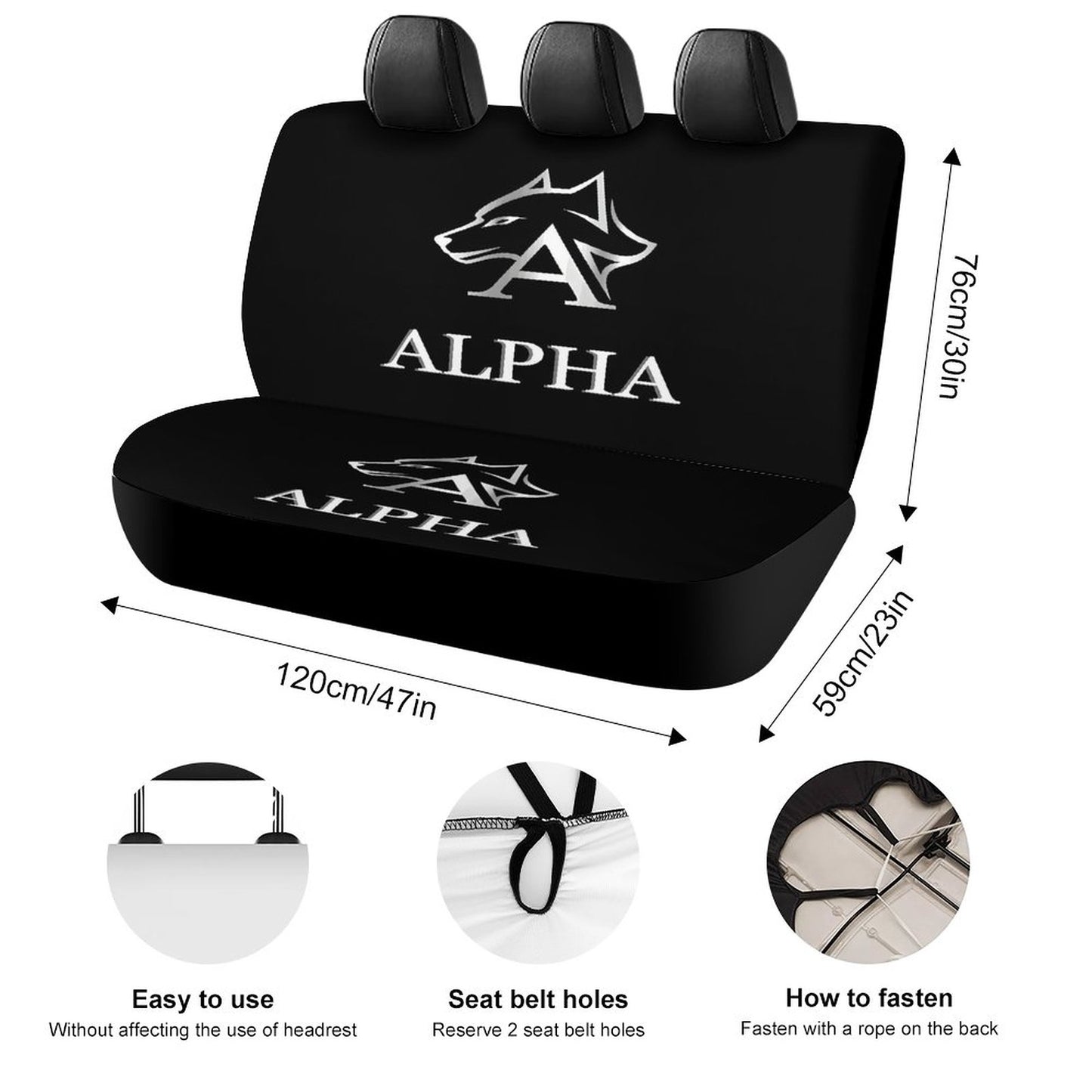 Back Seat Cover for Cars