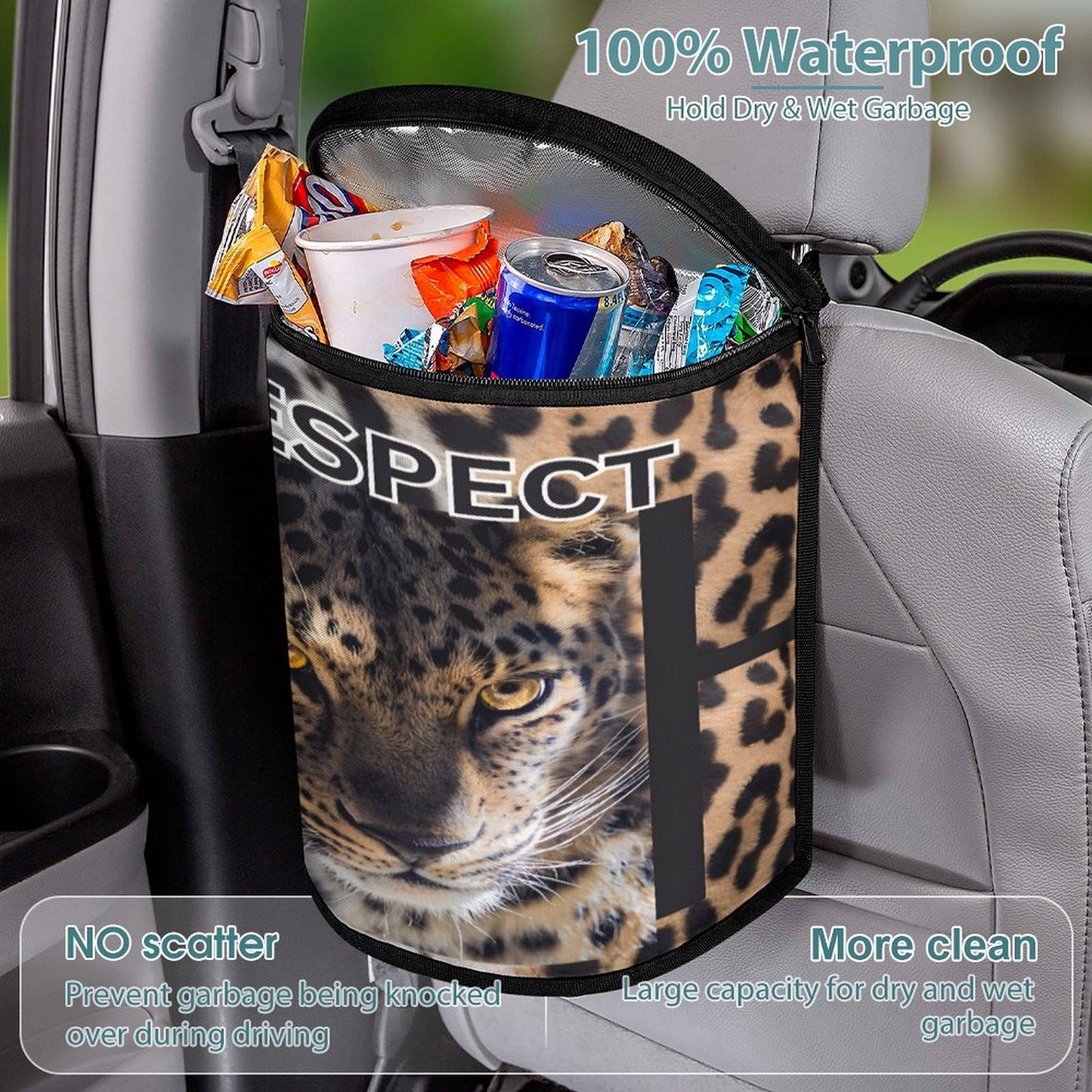 Collapsible Car Trash Bin