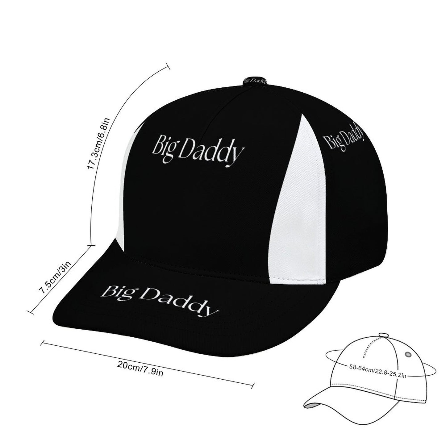 Bent Snapback Cap (All-Over Printing)