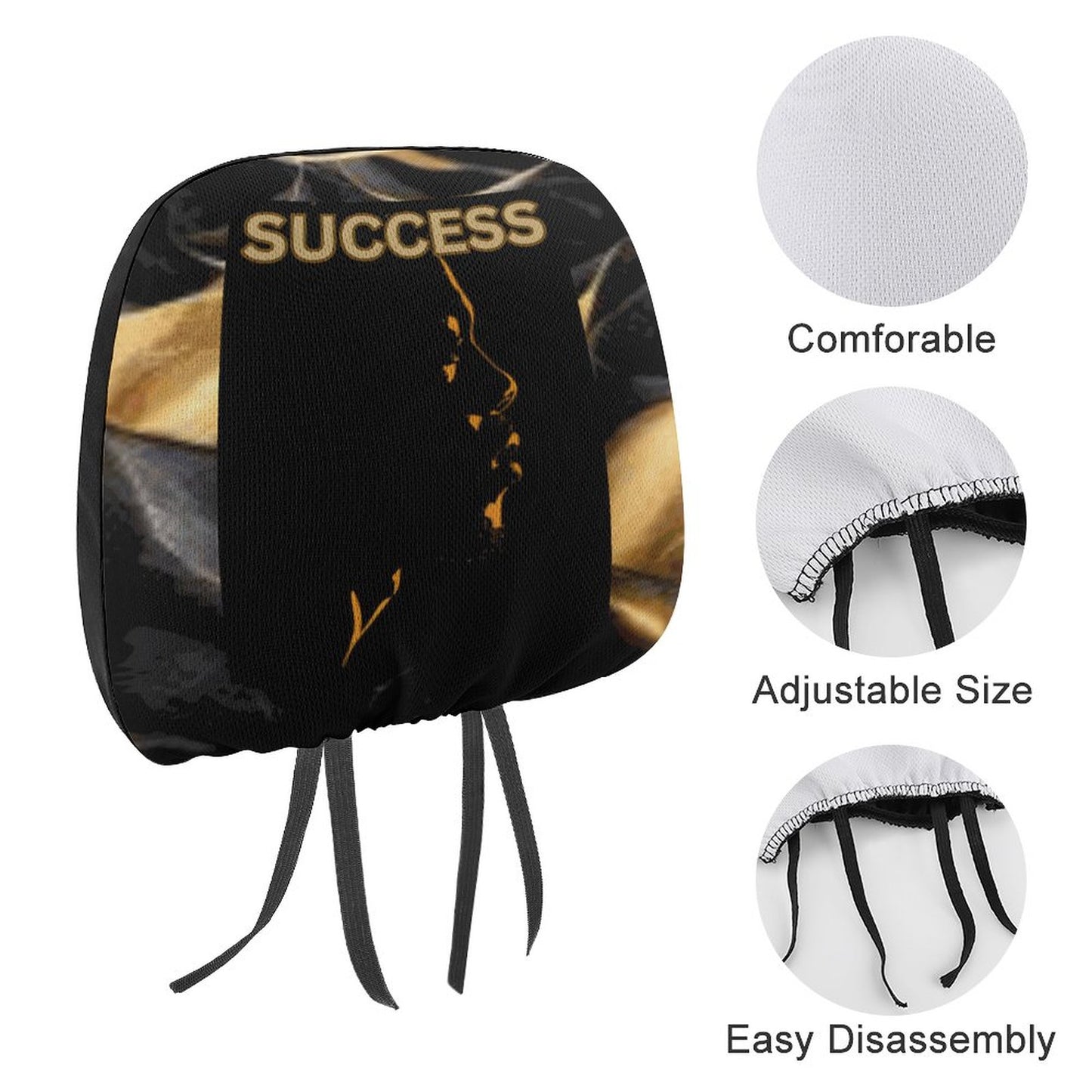 Custom Car Headrest Covers