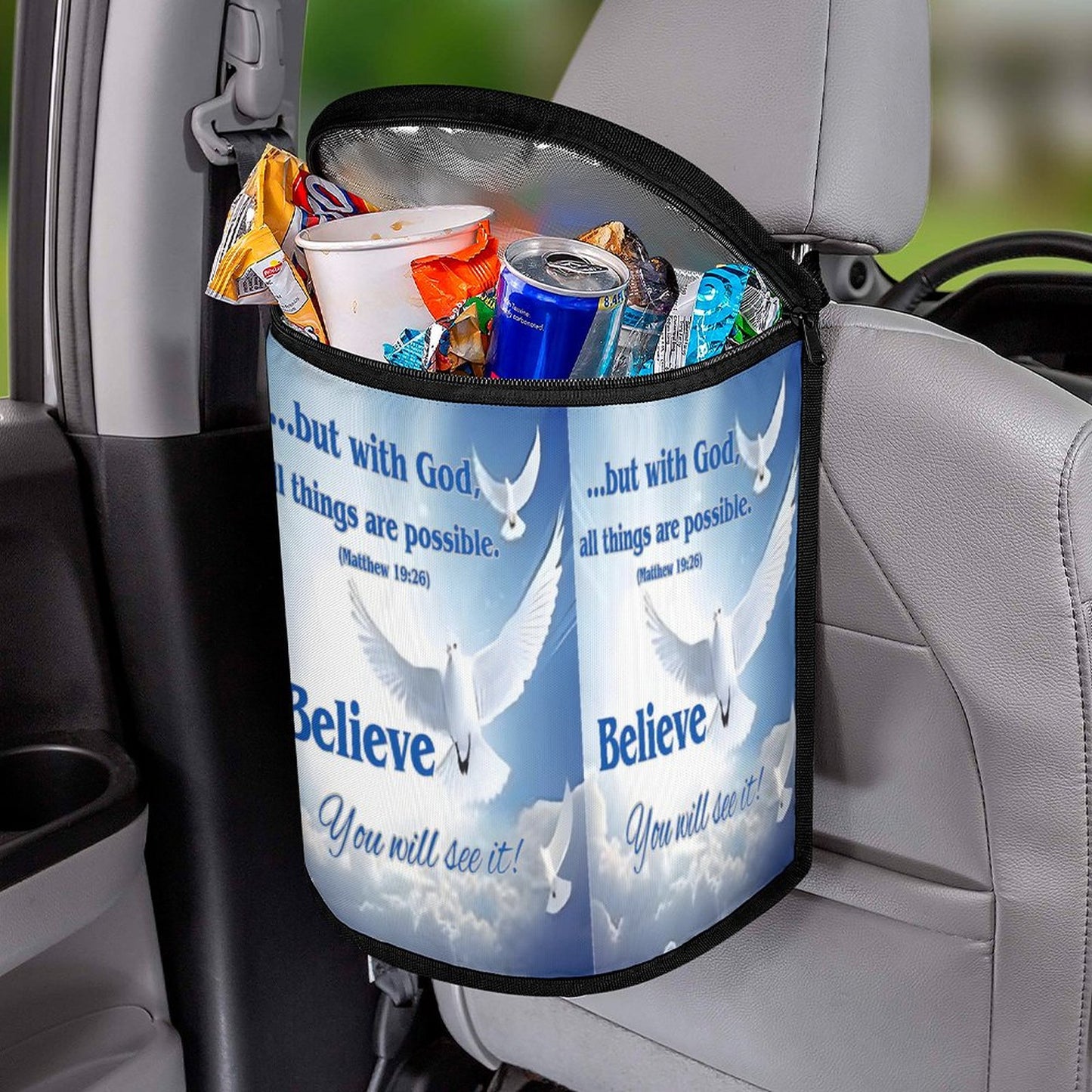 Collapsible Car Trash Bin