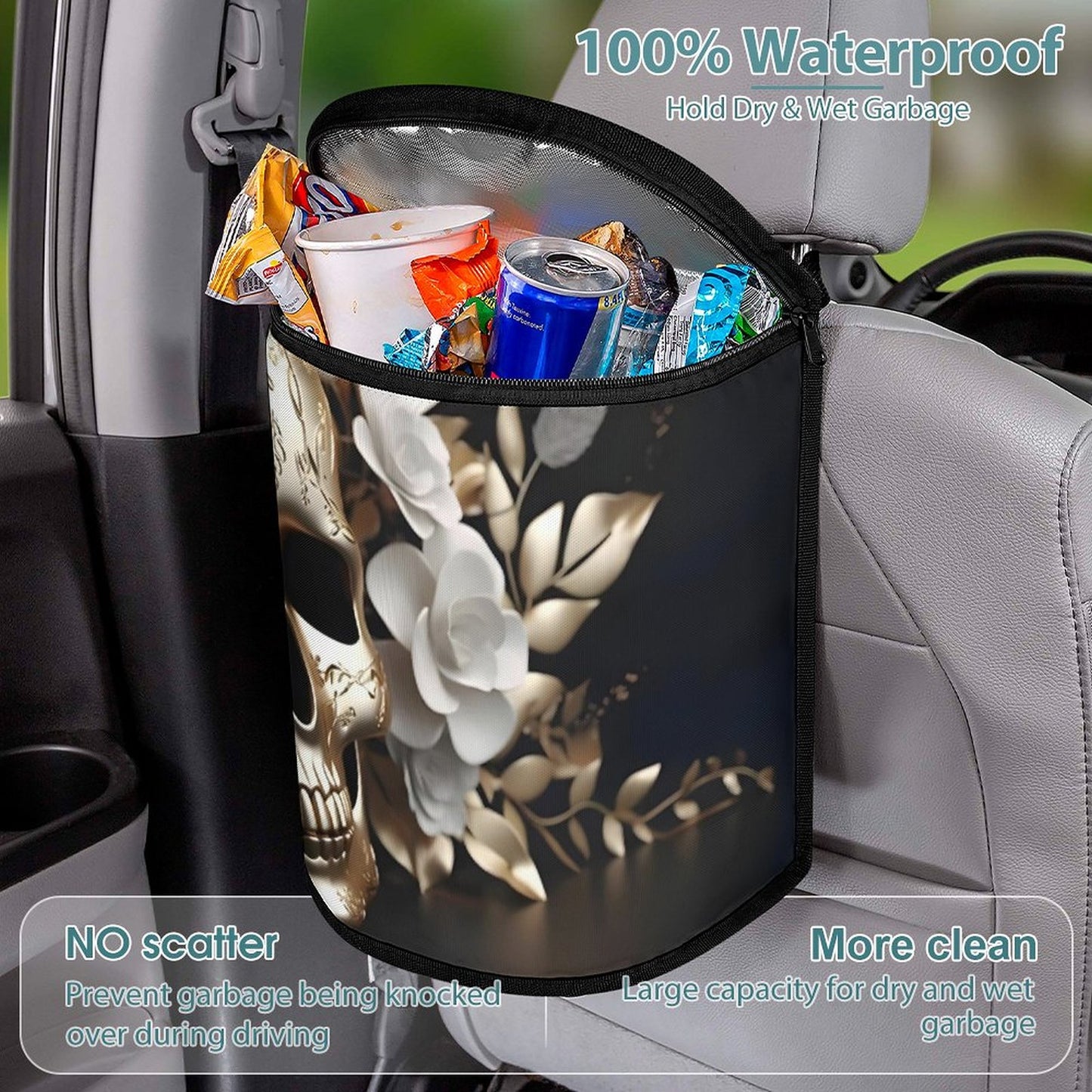 Collapsible Car Trash Bin