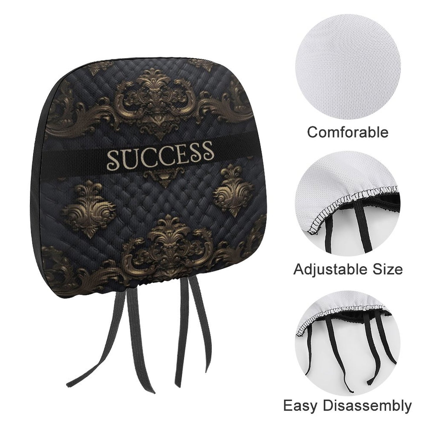 Custom Car Headrest Covers