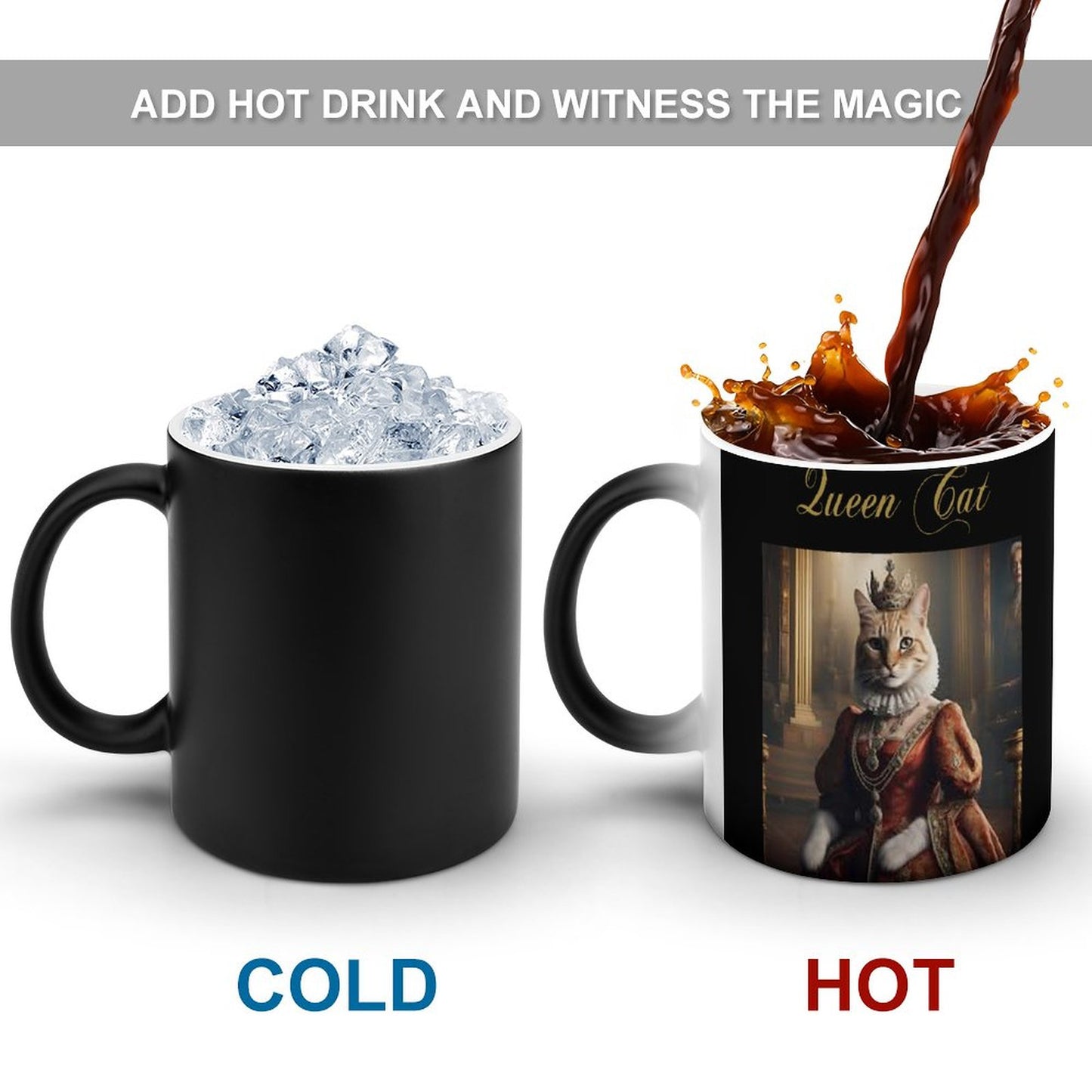 Color Change Mug (Dual-sided & Different Images)
