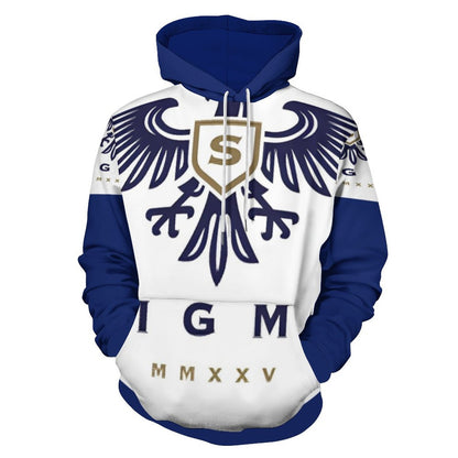 230gsm Men's Cool Hoodie with Double-layer Cap (All-Over Printing)