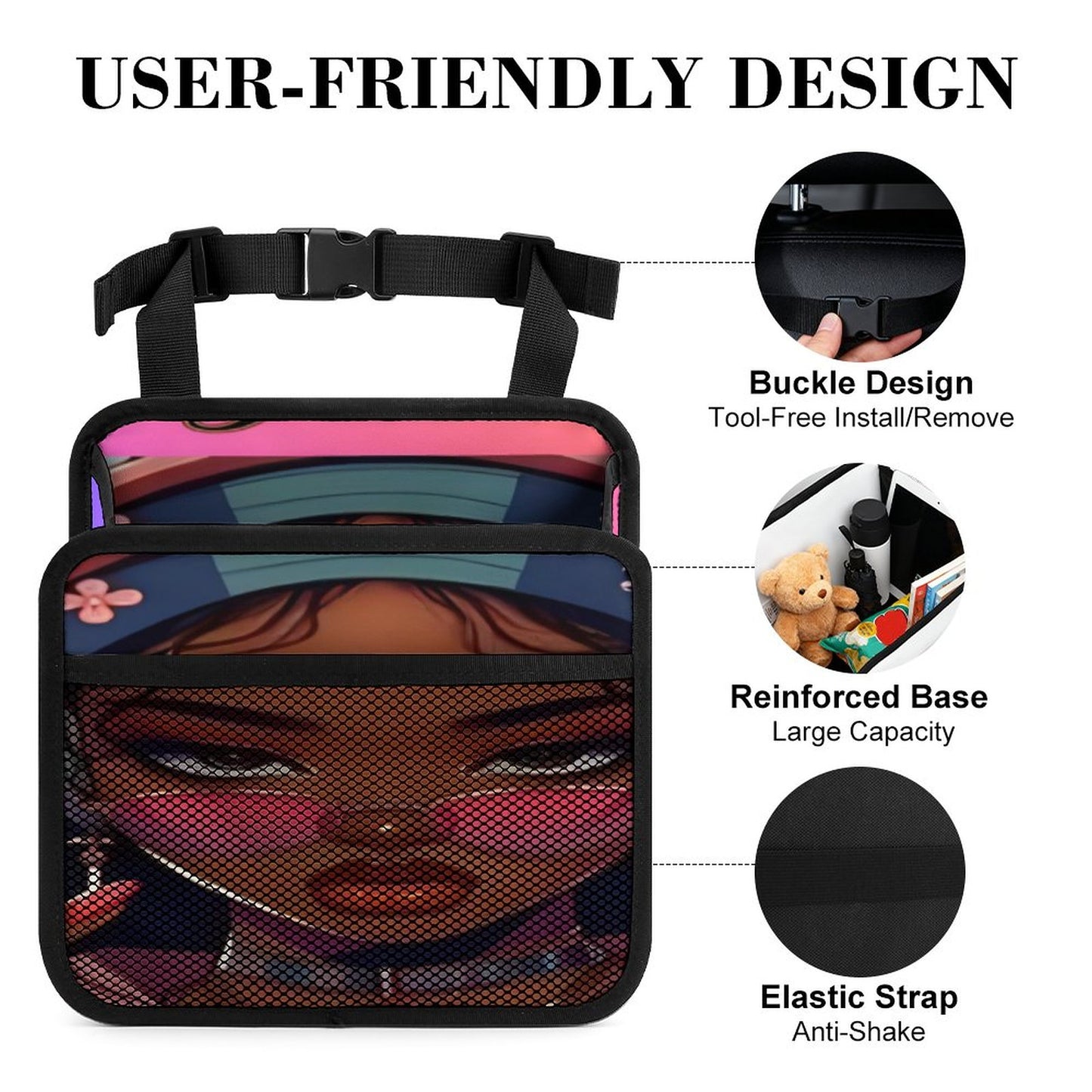 Car Seat Storage Bag(All-Over Printing)