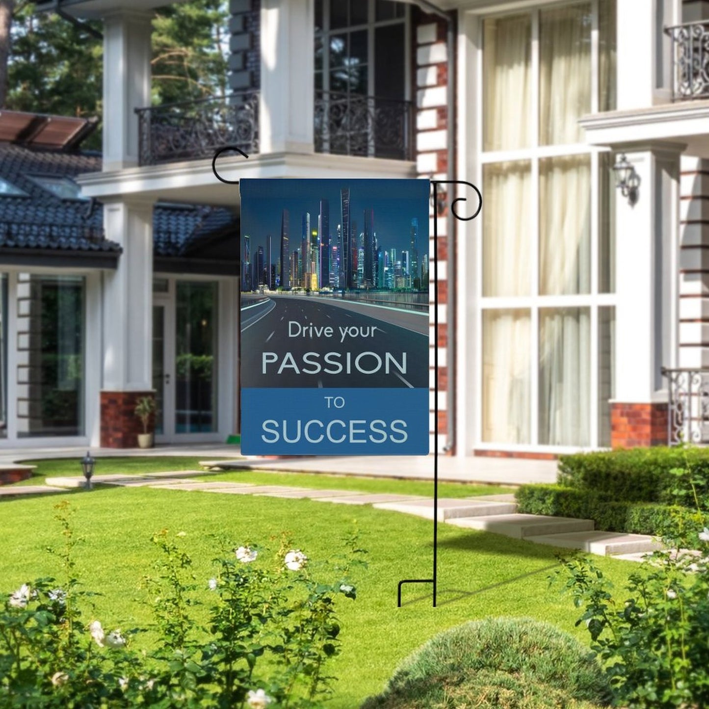 Personalized Flax Garden Flag (Identical Dual-sided Printing)