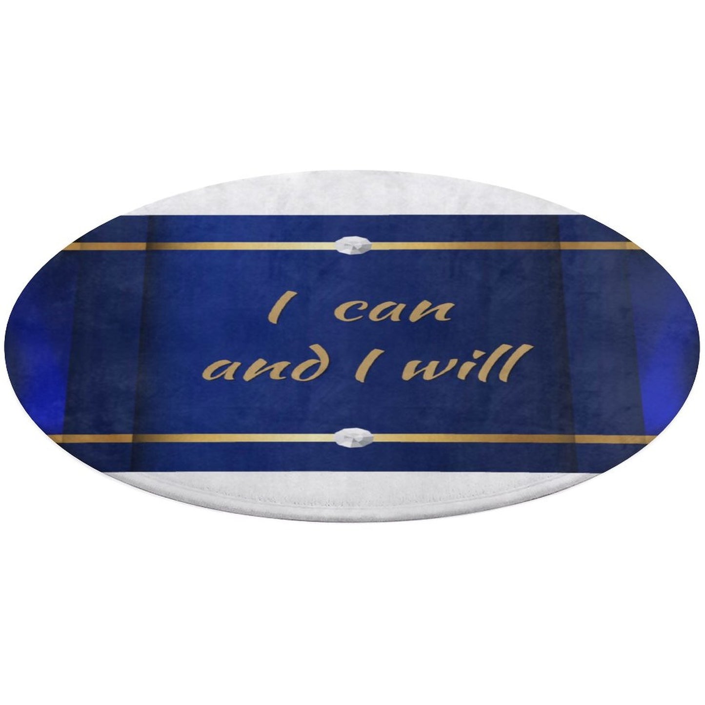 Round Coral Velvet Warm Floor Mat