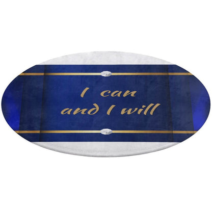 Round Coral Velvet Warm Floor Mat
